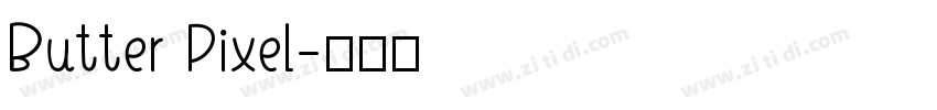 Butter Pixel字体转换